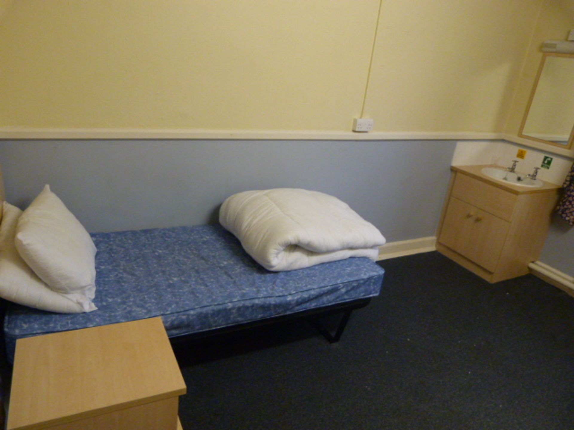 *Contents of Room 14; Single Bed with Matress, Bed