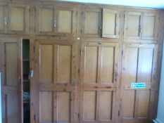 *Pine Storage Cupboards (As Fitted)