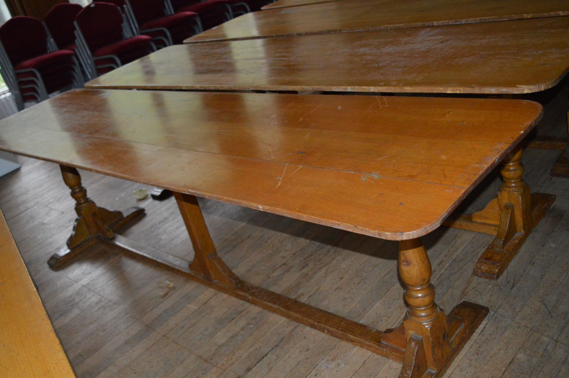 *Oak Library Table 27"x105"