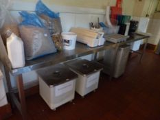 *Large Stainless Steel Preparation Unit with Up St