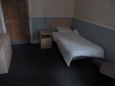 *Contents of Room 34; Single Bed with Matress, Bed