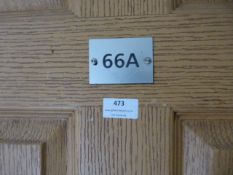 *Contents of Room 66A (Locked and Unchecked)