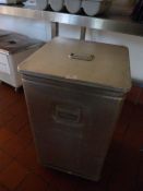 *Large Aluminium Grundi Bin on Wheels