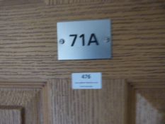 *Contents of Room 71A (Locked and Unchecked)