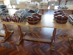 *5ft Light Oak Refectory Table