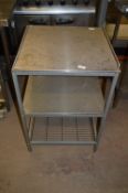 Stainless Steel Three Tier Trolley 54x54x80m