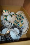 Box of Espresso Cups and Saucers
