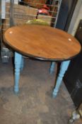 Round Antique Style Pine Table 90cm Diameter