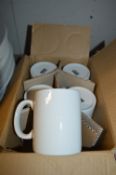 *Box of Five White Athena Mugs