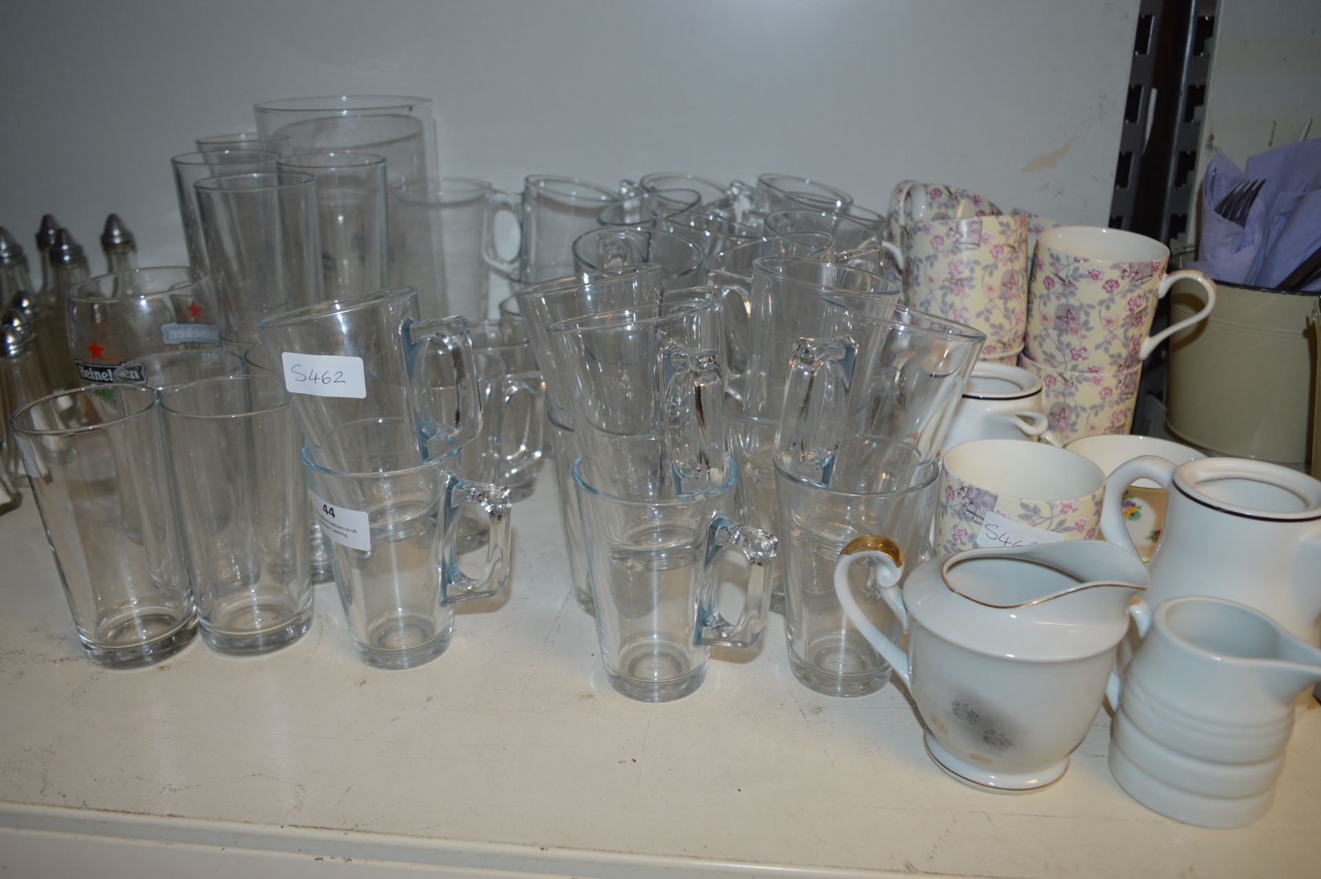 Quantity of Glasses and Mugs