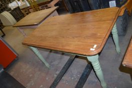 Antique Style Painted Pine Kitchen Table 140x83x78