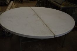 Large Folding Banqueting Table 183cm diameter