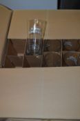 Two Boxes of Mixed Branded and Unbranded Pint Glasses