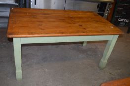 Painted Pine Table 151x90x75cm
