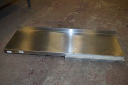 Stainless Steel Shelf with Note Nipper 95x30