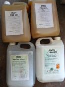 Four 5L Bottles of Cleaning Products