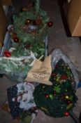 Large Box of Christmas Decorations