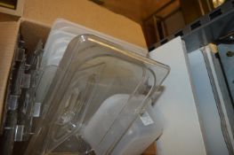 Small Box of Plastic Storage Box Lids