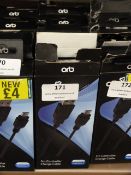 Five Orb 3M Charge Cables (PS4 Compatible)