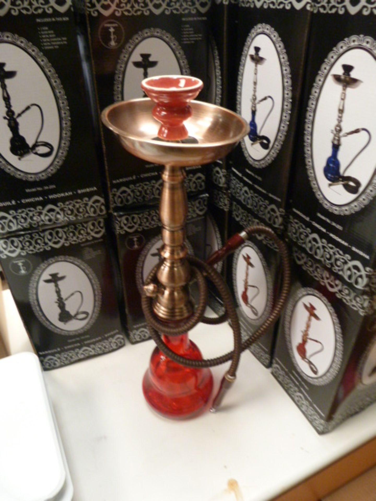 Two Hookah Shisha Pipes