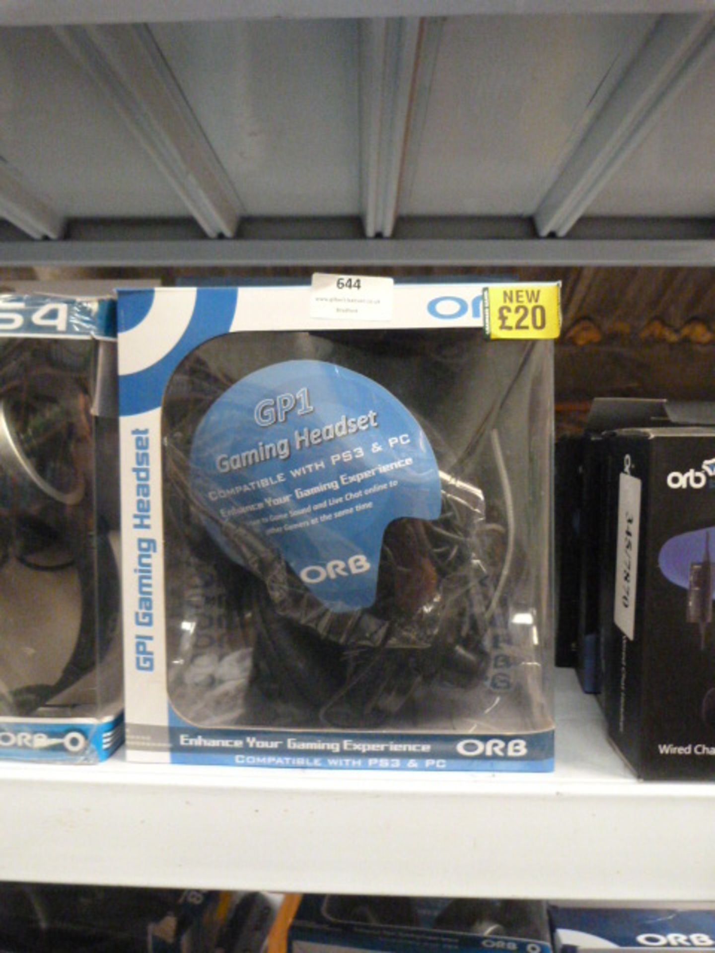 Two Orb Headsets (PS Compatible)