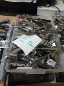 Approximately 130 Stainless Steel Forks (Assorted