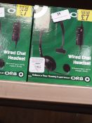 Five Orb Wired Chat Headsets (Xbox Compatible)