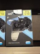 Five Orb Wired Gaming Controllers (PS3 Compatible)