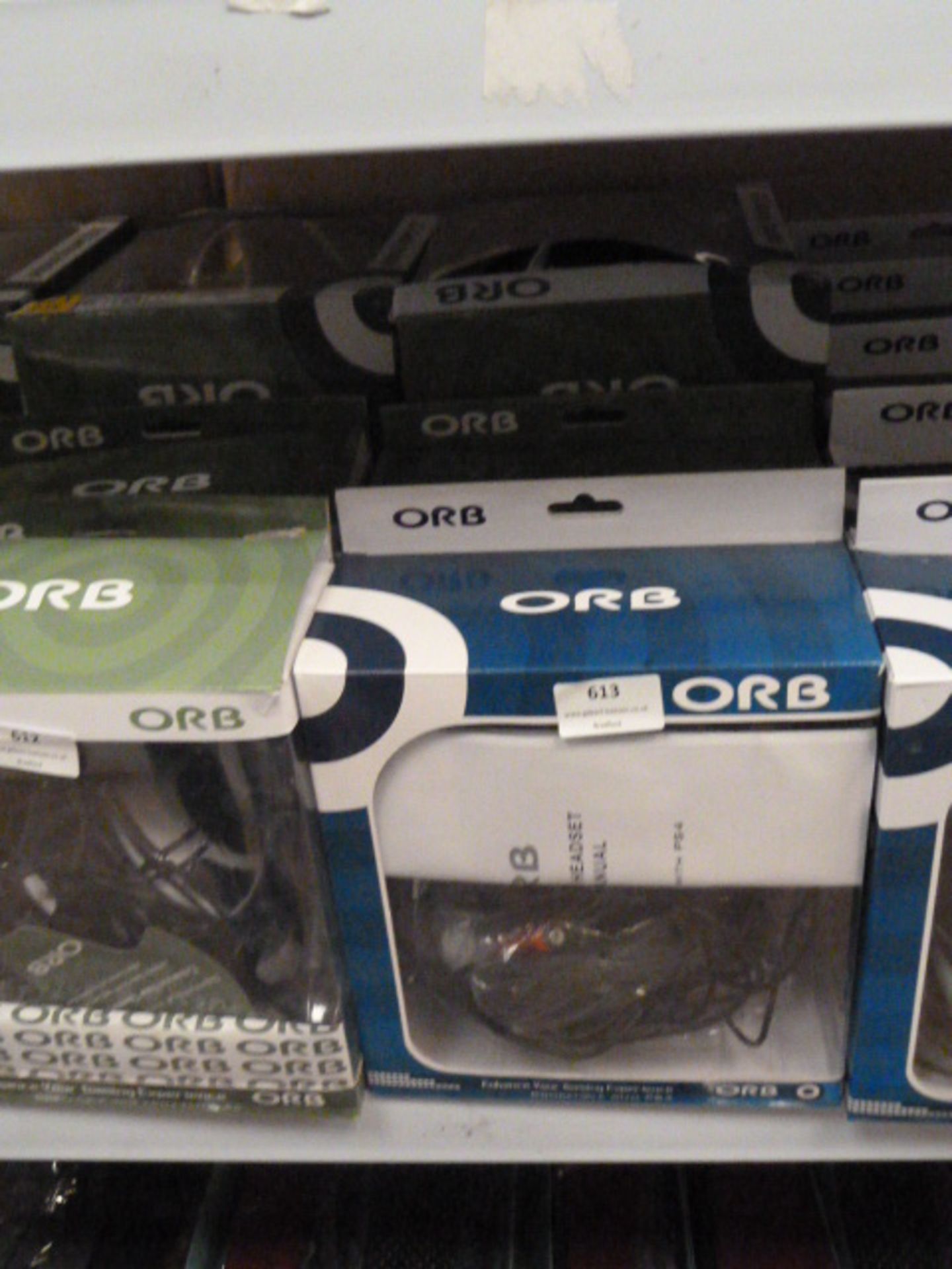 Five Assorted Orb Gaming Headsets