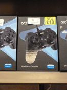 Five Orb Wired Gaming Controllers (PS3 Compatible)