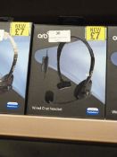 Five Orb Wired Chat Headsets (PS4 Compatible)