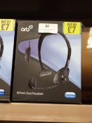 Five Orb Wired Chat Headsets (PS4 Compatible)