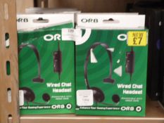 Seven Orb Wired Chat Headsets (Xbox One Compatible