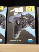 Five Orb Wired Gaming Controllers (PS3 Compatible)