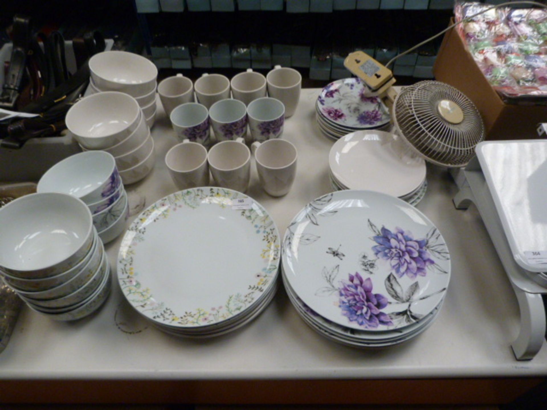 Assorted Crockery Including Dinner Plates, Side Pl