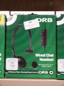 Five Orb Wired Chat Headsets (Xbox Compatible)