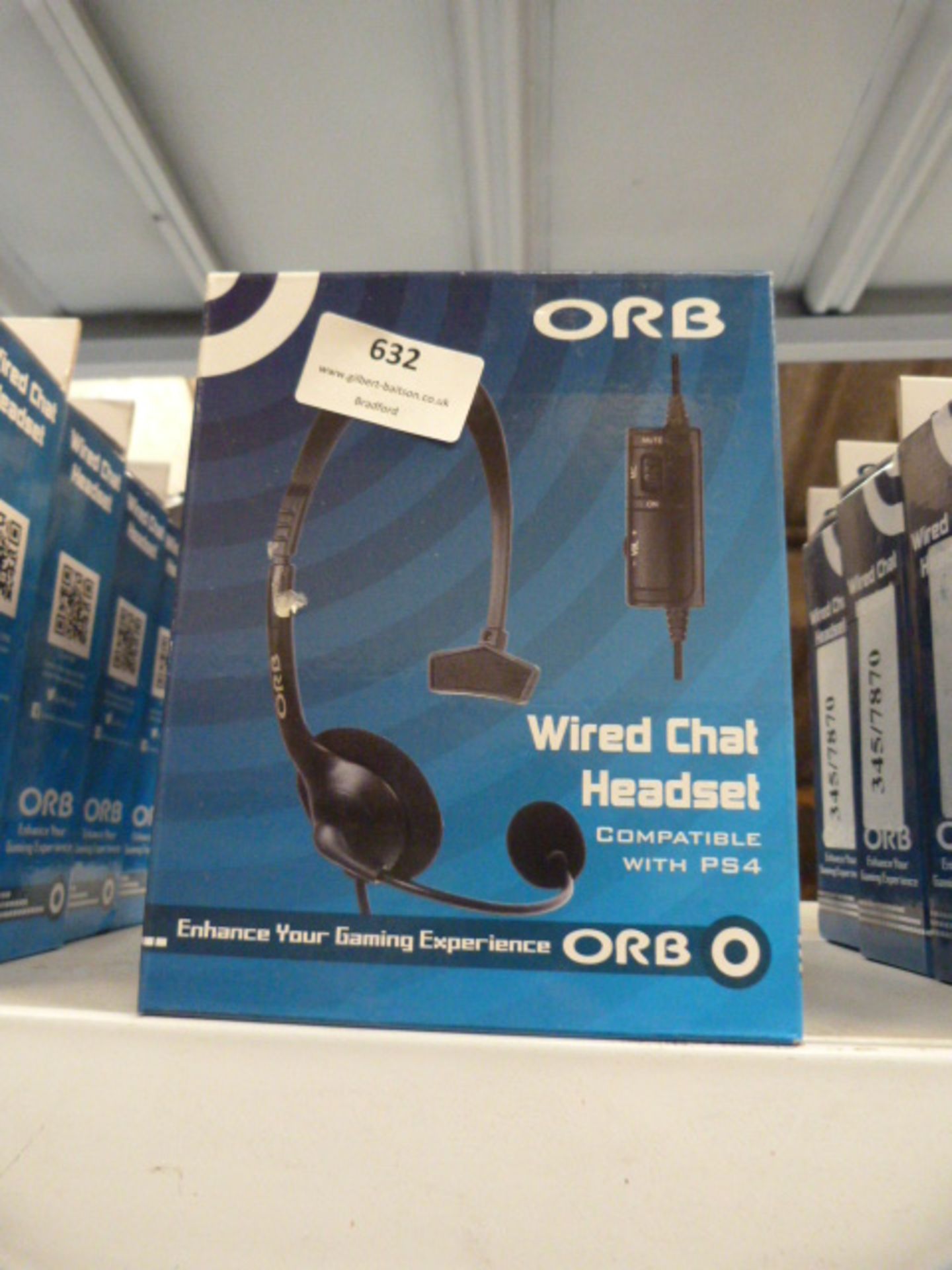 Four Orb Wired Chat Headsets (PS4 Compatible)