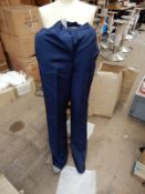 *Box Containing 30 HA1392 Navy Trousers Size:10 Regular