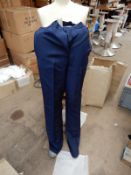 *Box Containing 30 HA1392 Navy Trousers Size:10 Regular