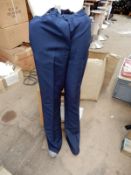 *Box Containing 30 HA1392 Navy Trousers Size:10 Regular