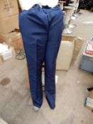 *Box Containing 39 HA1392 Navy Trousers Size:30 Regular