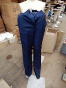 *Box Containing 30 HA1392 Navy Trousers Size:10 Regular