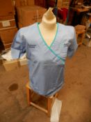 *Box Containing HA2453 Light Blue Tunics Sizes:32