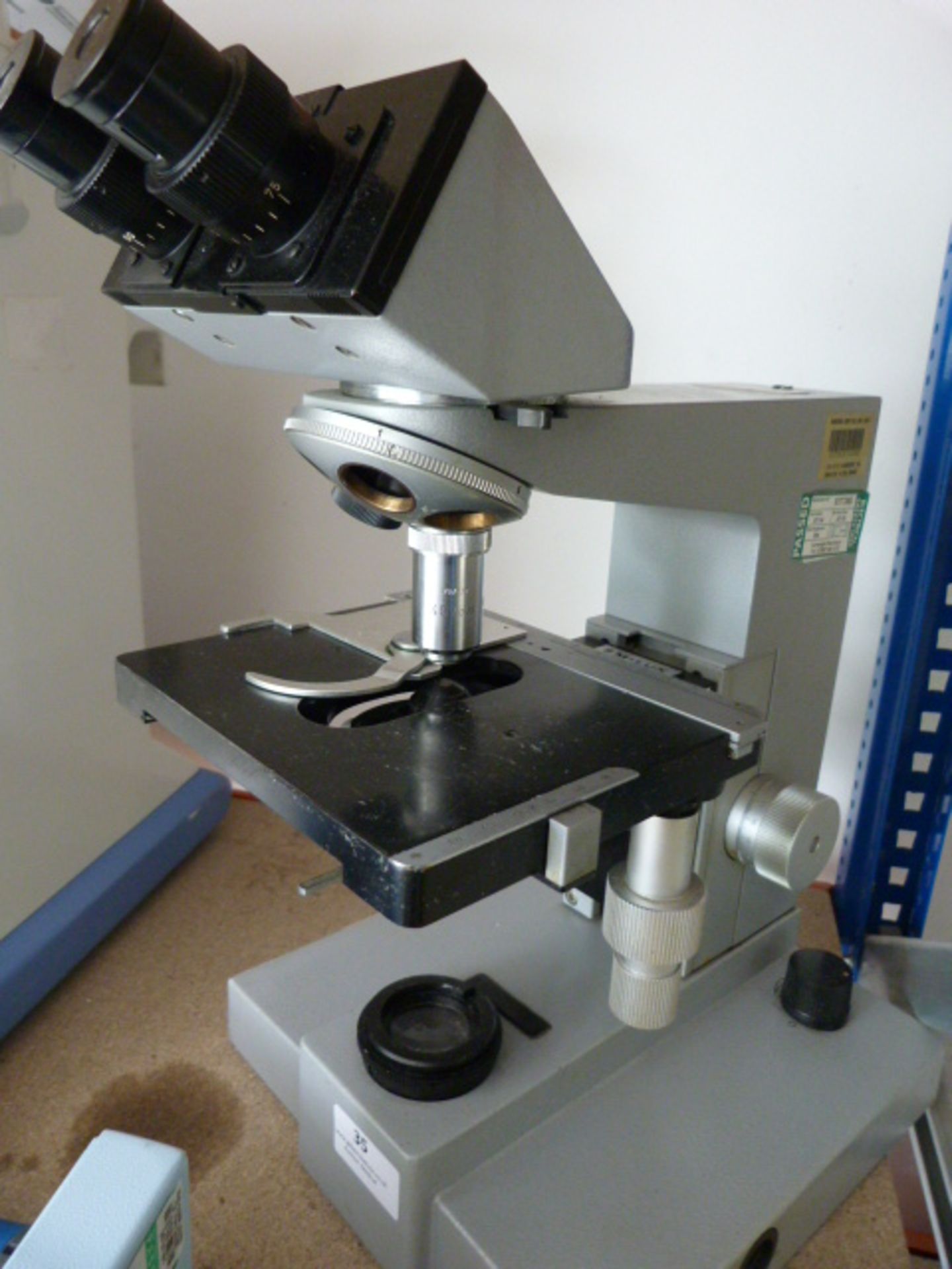 *Leitz Wetzlar SM-LUX Microscope W/1 Objective and Eyepiece