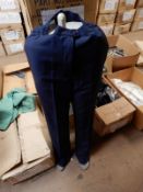 *Box Containing Assorted Navy Trousers (Various Sizes)