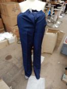 *Box Containing 30 HA1392 Navy Trousers Size:10 Regular