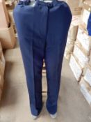 *Box Containing 19 Pairs of HA390 Navy Trousers Size: 44W 33L