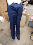 *Box Containing 30 HA1392 Navy Trousers Size:10 Regular