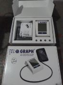 *2 x Tel Graph BT Full Automatic Upper Arm Blood Pressure Monitors with 2 x User Manuals and 2 x B