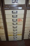 Bisley Metal Ten Drawer Unit